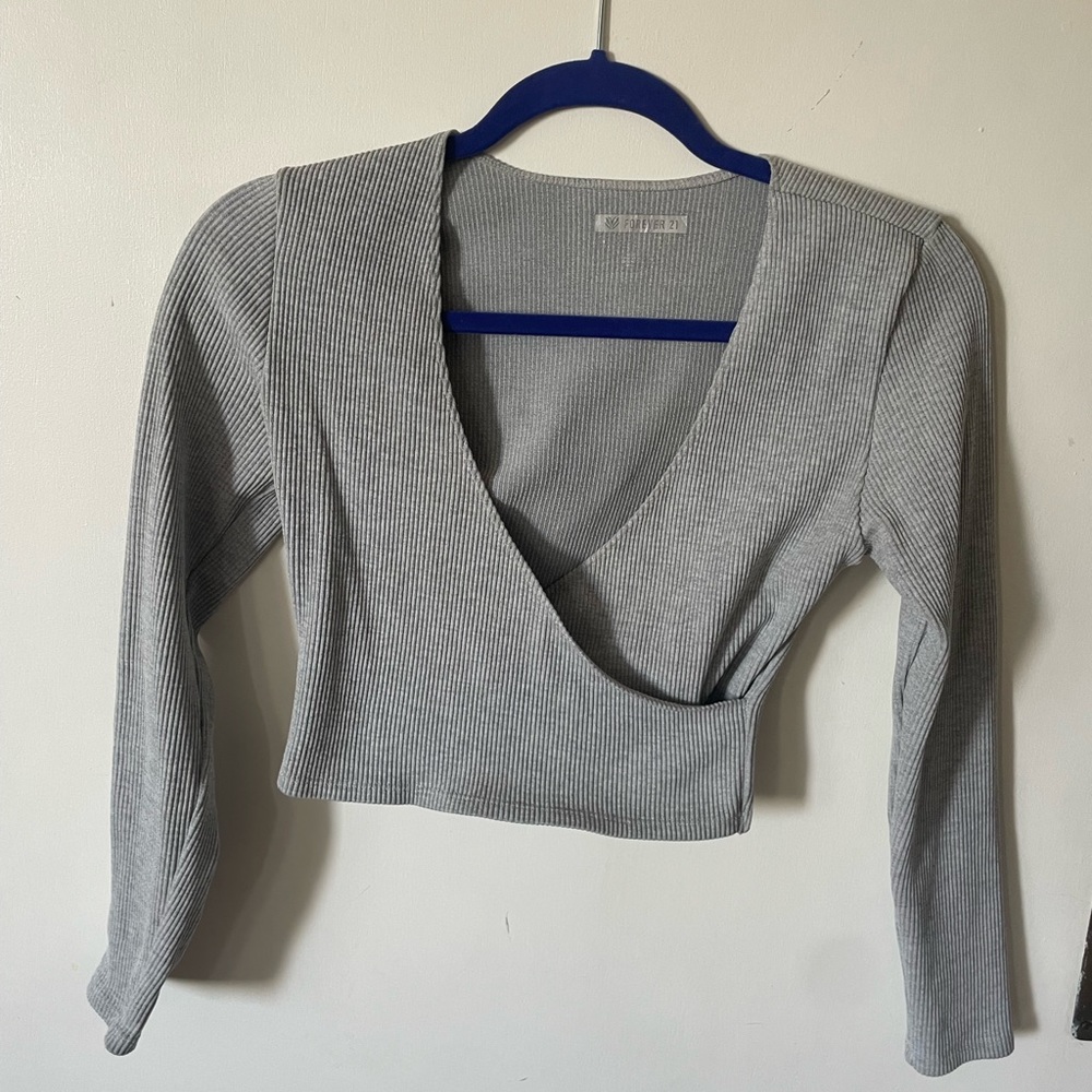 Forever 21 Wrap Shirt Size XS